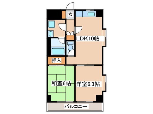 ロ－ドサイドヒルズの物件間取画像